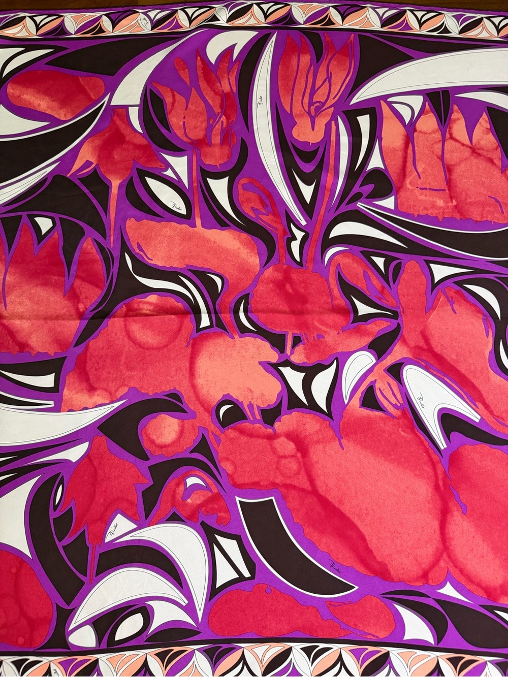 Emilio Pucci Silk Scarf.
